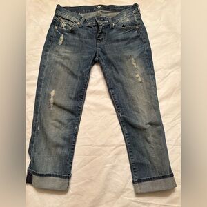 7 for all Mankind Cropped Straight Leg